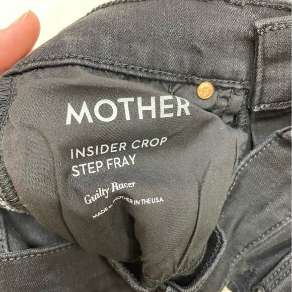 MOTHER Insider Crop Step Fray Size 24 - Picture 9 of 12